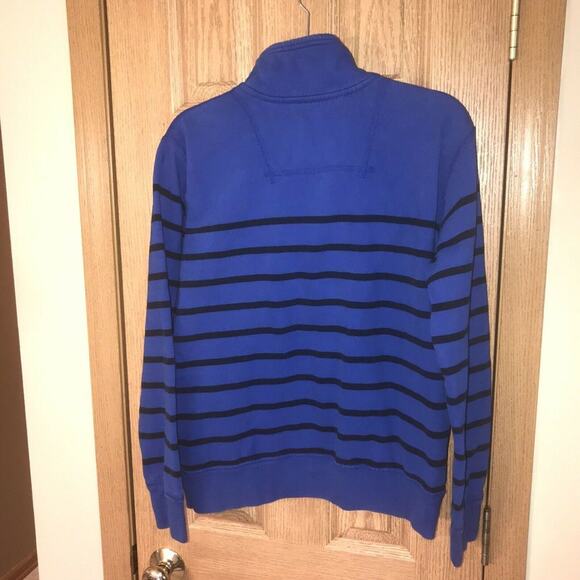 American Eagle Outfitters Blue Sz. Small Mock Neck W/ Patch Faded - Picture 5 of 5